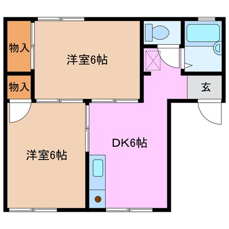 明野駅 徒歩17分 1階の物件間取画像